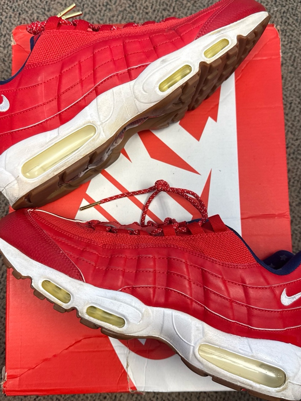 Nike Air Max 95 Independence Day Sneakers with Gum Outsole
